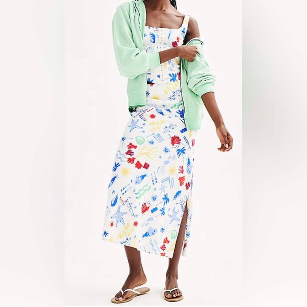 Kohls SO Marine Print Two Piece Skirt Set SZ XL - Picture 5 of 12